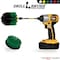 Drill Brush Power Scrubber By Useful Products 5 in W 5 in L Brush, Green G-S-4O-5X-QC-DB - alternate 2